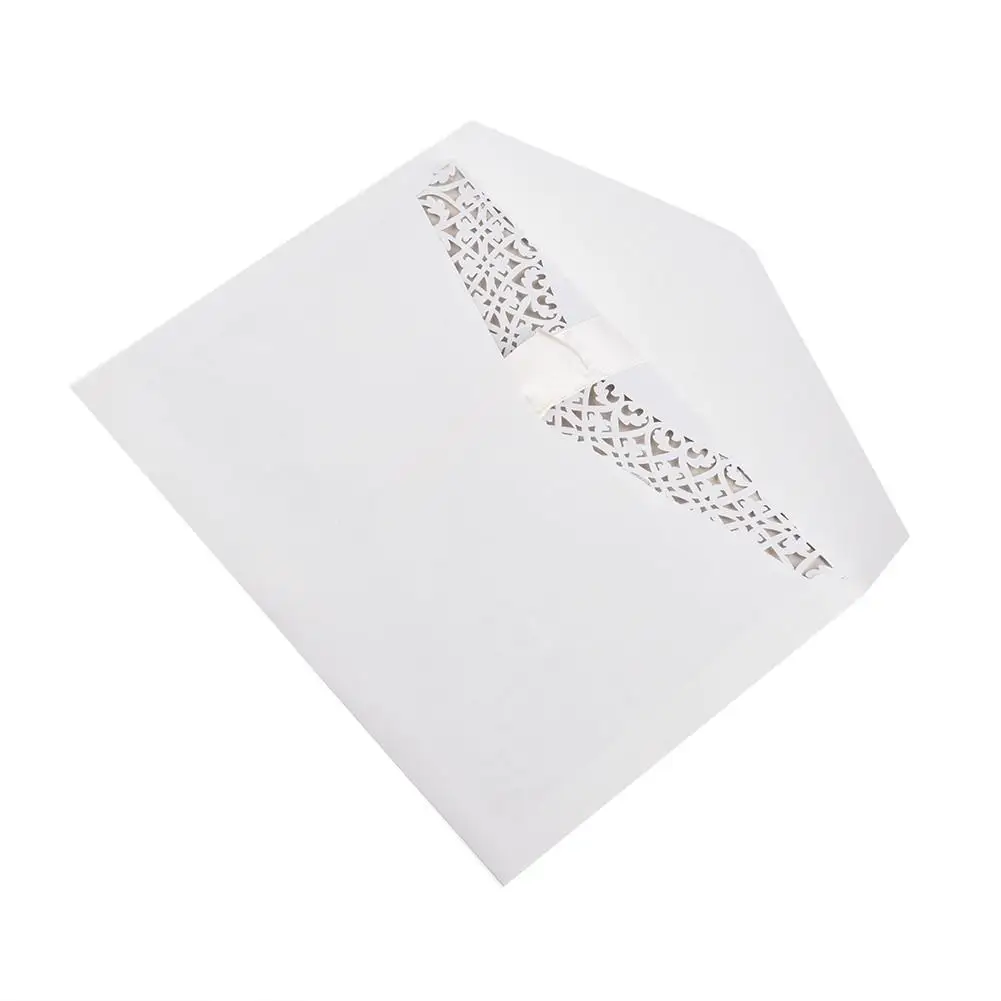  10PCS European Style Elegant Delicate Carved Lace Wedding Party Invitations Cards Wedding Party Dec - 4.00009E+12