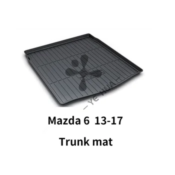 

Mazda6 (Third generation) 2013-2017 Black Heavy Duty Cargo Floor Mat-All Weather Trunk Protection, Durable HD TPO Fit For