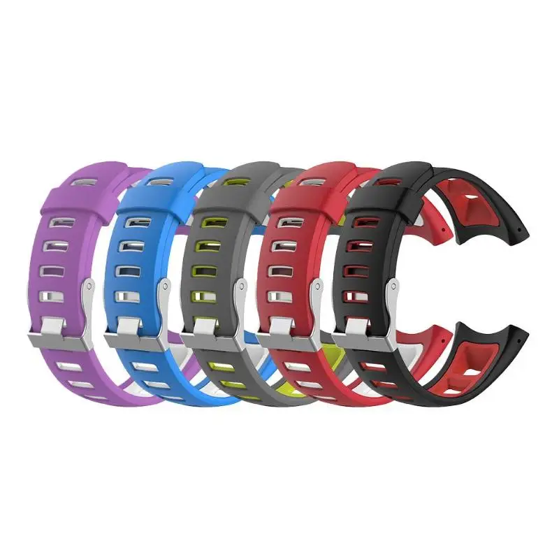 Мягкий Силиконовый Браслет Смарт часы ремешок для Suunto Quest M1 M2 M4 M5