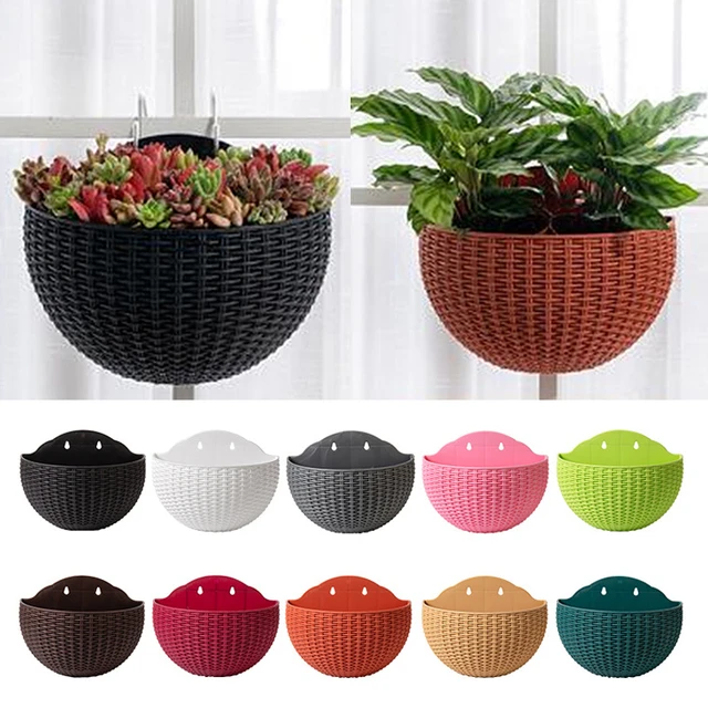 1pc Pot de fleur mural Pot de fleur suspendu semi circulaire - Temu Canada