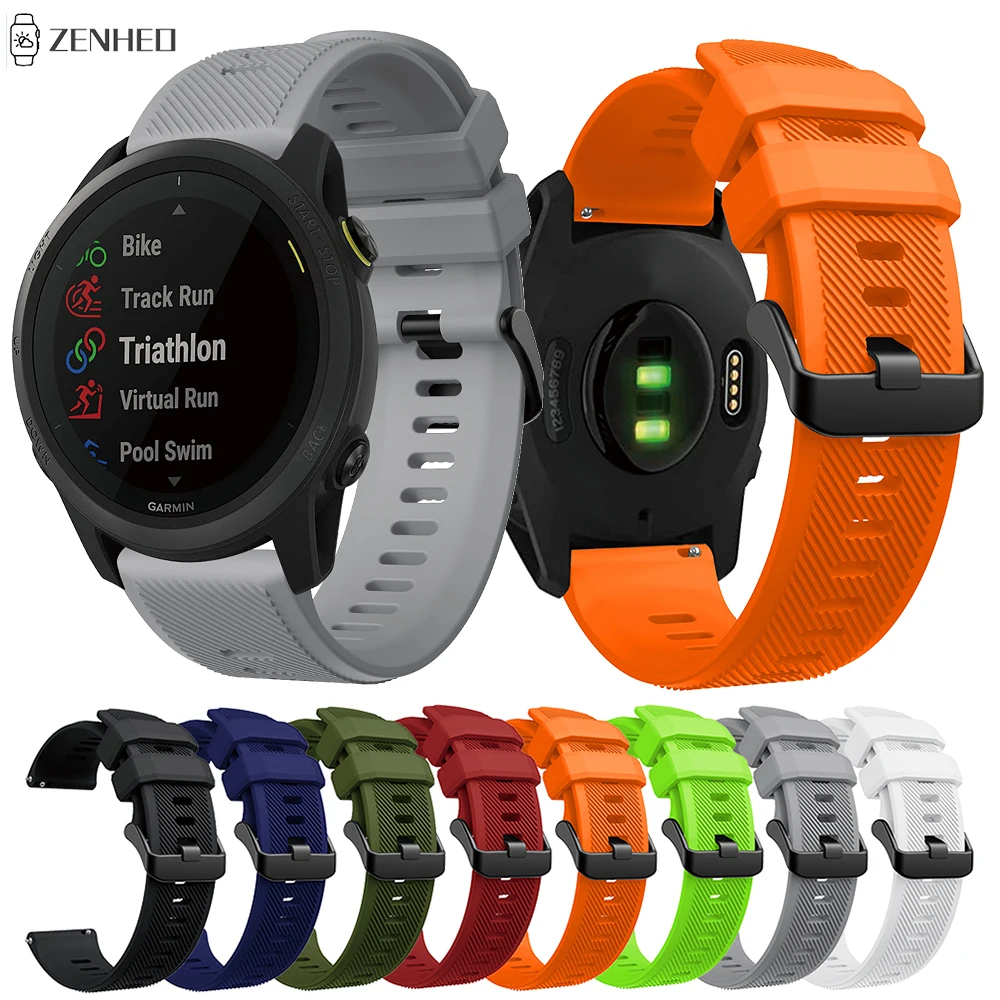 Cinturino In Silicone 22Mm Per Garmin Forerunner 745 Cinturino Di Ricambio Per Cinturino Per Garmin Forerunner 745