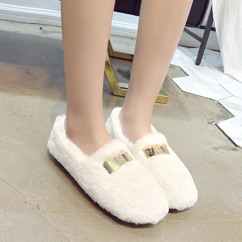 

Loafers Fur Nurse Shoes Women's Moccasins Casual Female Sneakers Round Toe Modis Slip-on Nursing Boat New 2019 Slip On Solid