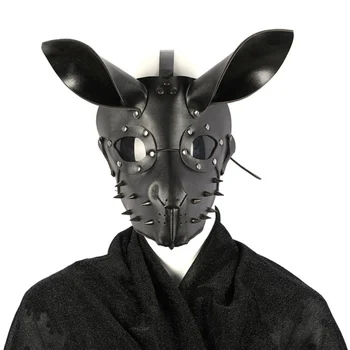

Halloween Cosplay Party Supplies Halloween Punk Rabbit Masks Bunny Mask Party Stage Performance Props