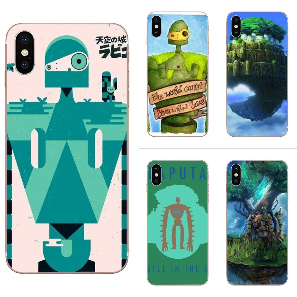 Мультяшный замок в небе Hayao Miyazaki для LG G2 G3 G4 G5 G6 G7 K4 K7 K8 K10 K12 K40 Mini Plus Stylus ThinQ 2016 2017 2018 |