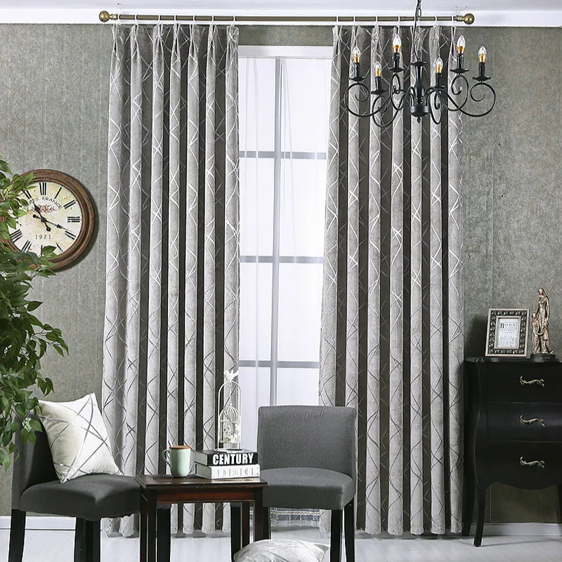 

Shadow Cloth Window Curtain Living Room Night Curtains Fabrics Blinds Window Treatment PANEL for Living Room Balcony