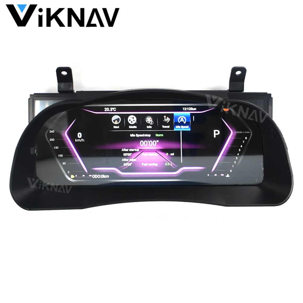 US $695.60 Android Car LCD Meter Instrument Dashboard Screen For Toyota Highlander 20152019 Radio Multimedia Player GPS Navigation