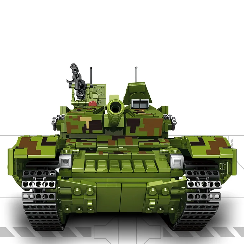 1339 шт. 632002 Танк мировой войны Военный оружие Тип 99 танк Кирпичи строительных блоков в форме миньона Джорджа из мультфильма "модели развивающие игрушки для детей «сделай сам»
