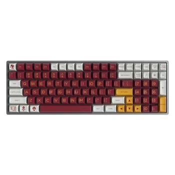 

New arrival 1 kit Maxkey R2 ABS Double-Shot Keycap For MX Switch Mechanical Keyboard SA Profile Key Cap For EVANGELION-02