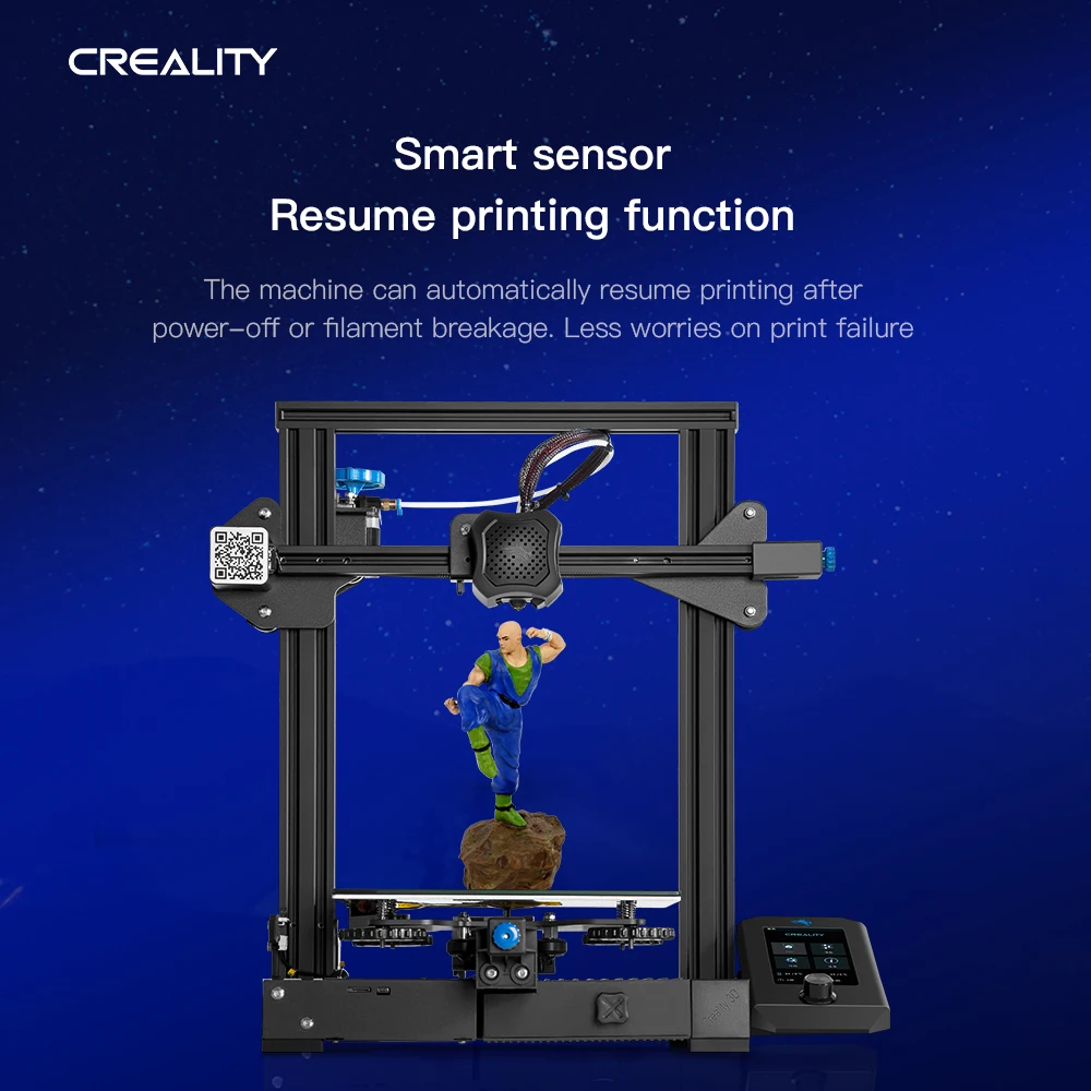 3D принтер CREALITY Ender3 V2 PRO FDM Origin CN /PLA ABS PETG 1 75 мм/из России|prusa i3|prusa i3 reprap3d printer |