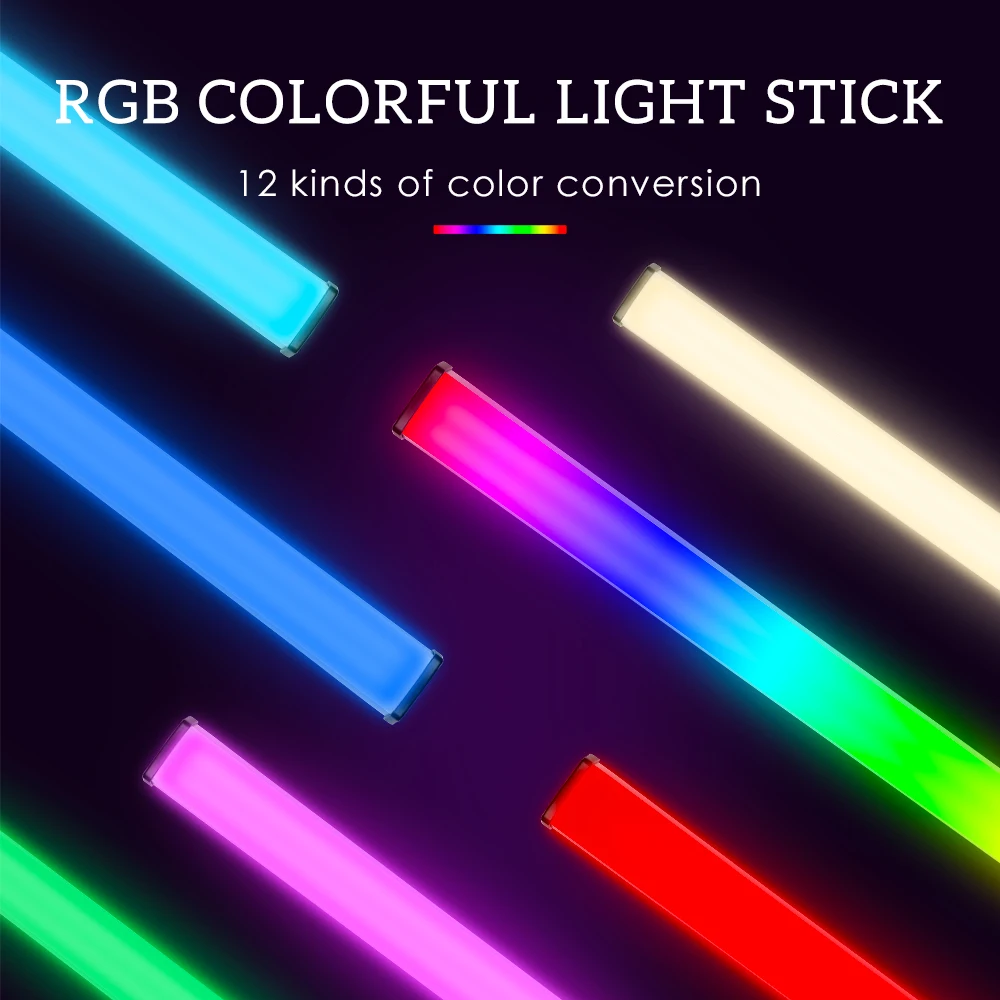 Bastão de Luz Cabo de Preenchimento Sabre de Luz para Festa Espada com Estrela Tiro ao ar Fotografia Fria Anel Macio Vídeo Portátil Livre Led Rgb - Image 3