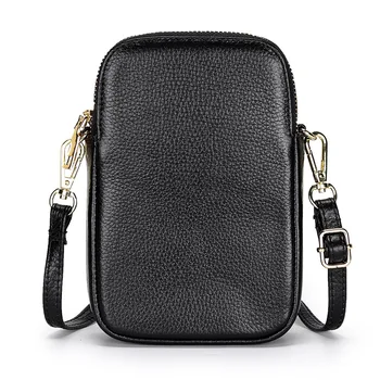 

Woman Handbag Genuine Leather Women Mobile Phone Bags Fashion Small Change Purse Female Shoulder Bags Mini Messenger Bag