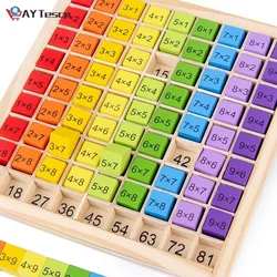 ANYUANSpopito Educational Wooden Toys for Kids Children Baby Toys 99 Multiplication Table Math Arithmetic Teaching Aids 2020 new
