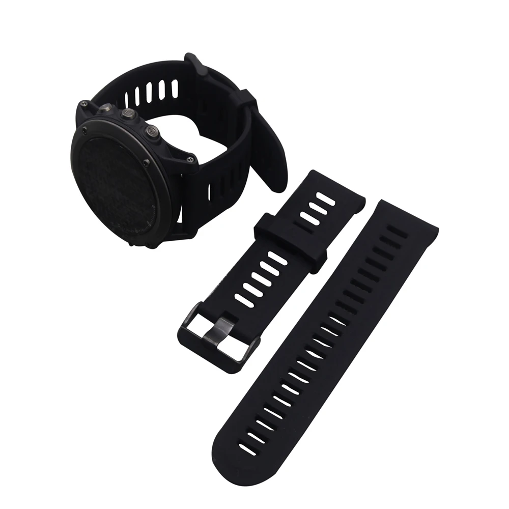 

26mm Replacement Watch Band Strap for Garmin Fenix3/Fenix3 HR Silicone Watchbands for HR GPS Watch With Tools Wristband