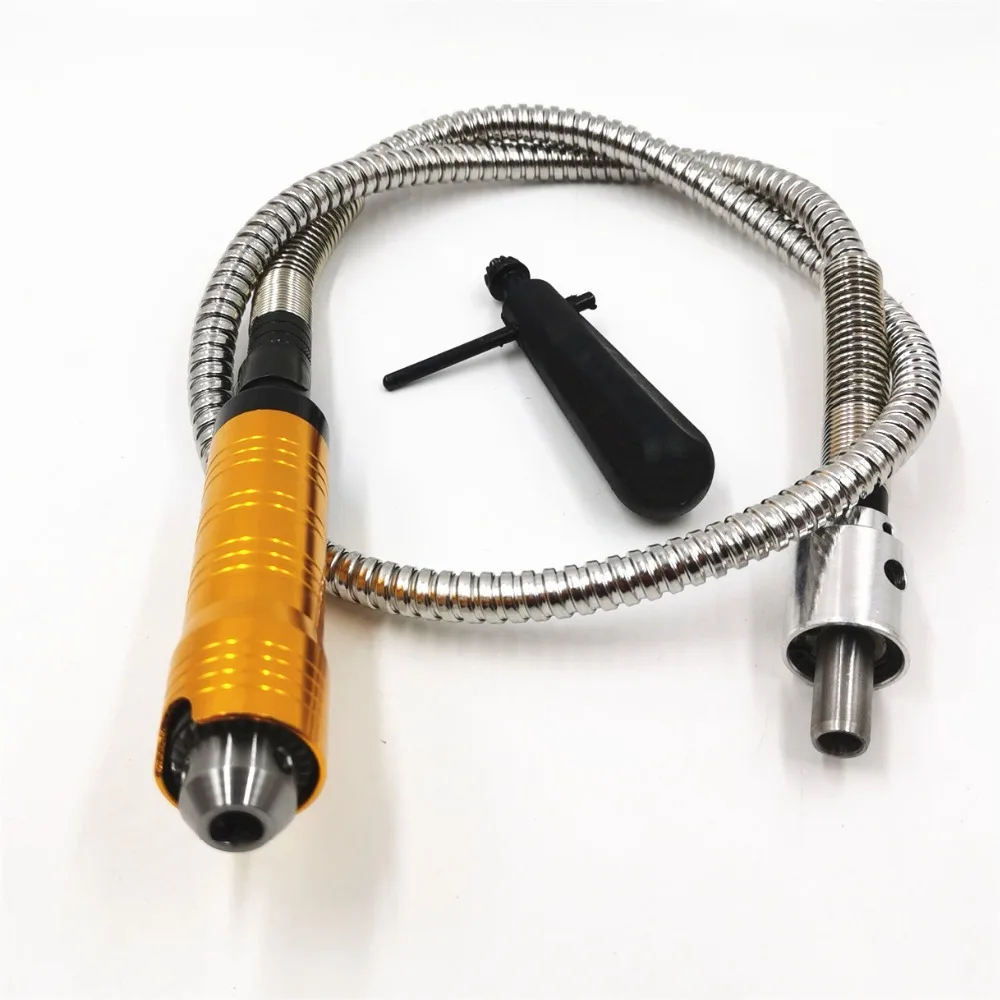 Table Polishing Machine Metal Flexible Shaft Tube Clamping Size 0.4-6.5mm for Electric Grinding Machine Shaft Tube Die Grinder