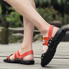 Г. Летний светильник сандалии с покрытием мужские тапочки модные домашние модные сандалии двойного назначения тапочки для ремня