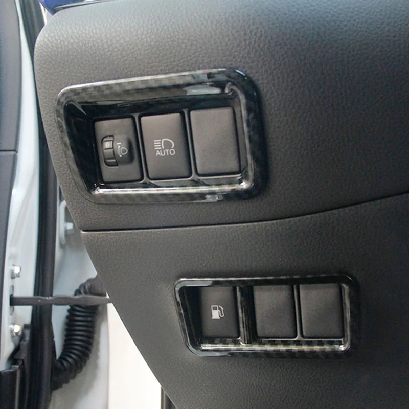 Для Toyota C-HR CHR автомобильный передний выключатель света декоративная рамка отделка ABS автомобильный Стайлинг аксессуар