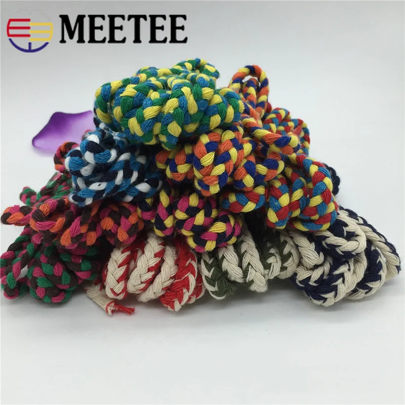 Тройная Толстая витая сумка Meetee из хлопка 30 метров ручная для шитья Декоративная