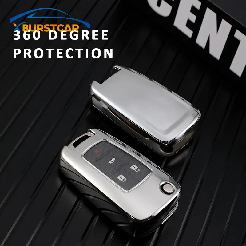 Xburstcar For Buick Opel Vauxhall Astra Corsa Insignia Mokka Chevrolet Cruze Aveo Trax Malibu Captiva TPU Car Key Case Cover | Автомобили