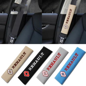 

2pcs Car Styling Case For Renault Megane 2 Scenic Laguna Megane 3 Auto Seat Belt Cover Captur Fluence Accessories Car-Styling