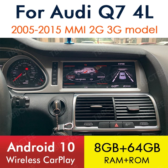 $561 Android 10 Wireless CarPlay 8+64G For Audi Q7 4L 2005~2015 MMI 2G 3G GPS Navigation Car Multimedia Player Radio Stereo WiFi