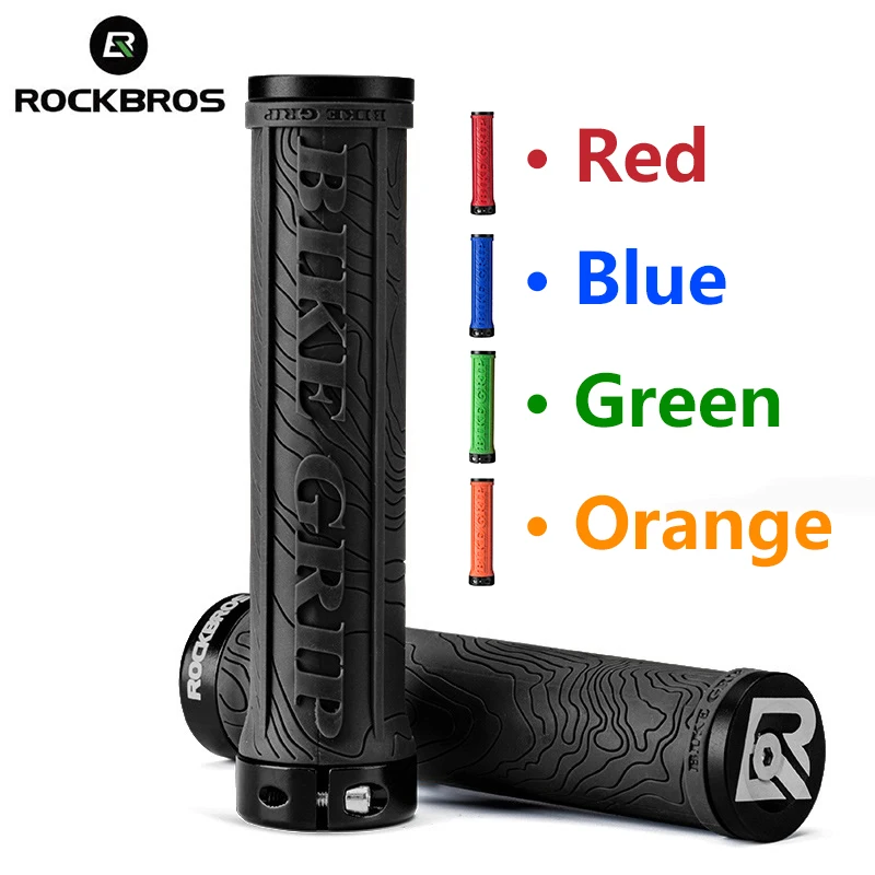 ROCKBROS Don't miss the campaign Bicycle Grips TPR Rubber Anti-skid Cyclin MTB Handle 3D Super beauty product restock quality top