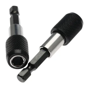 

1Pc Electric Drill Bit Holder 60mm Magnetic Quick Release Screwdriver Bit Holder Tool 1/4 Hex Shank Power Tool Dremel Accessorie
