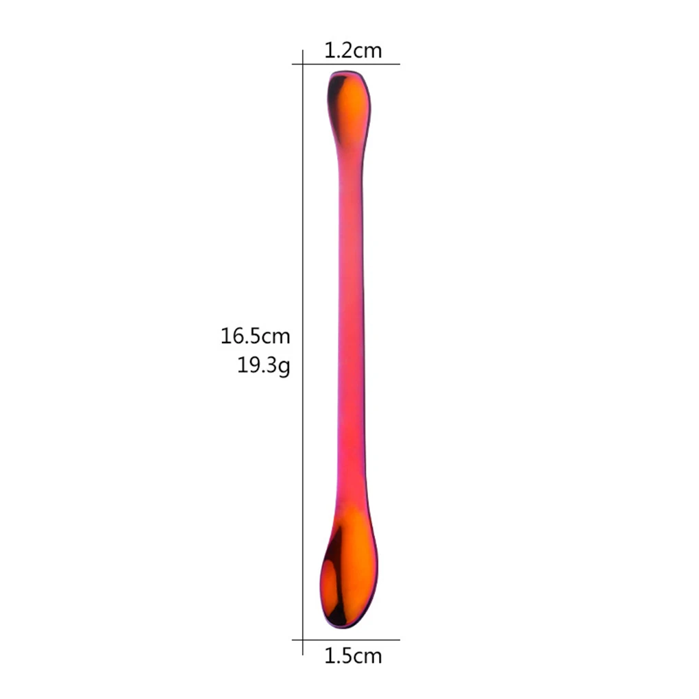 Fenkicyen Stainless Steel Coffee Scoope Long Handled Spoons Cold Drink Fruit Ice Cream Dessert Tea Spoon Drinking Scoope Tools