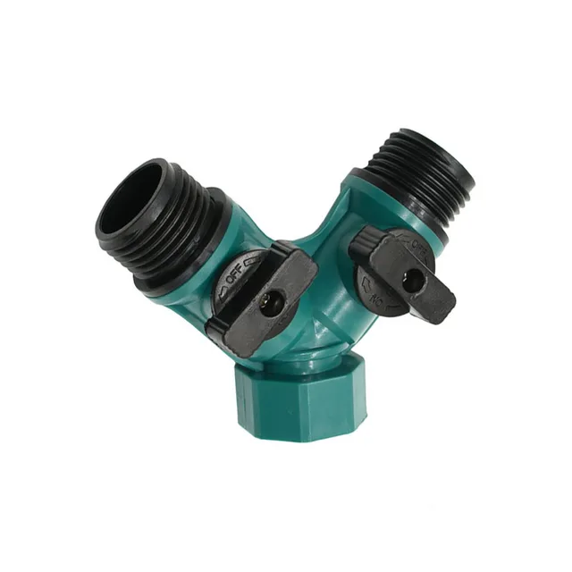 Nő 3/4-3/4 "Hím Kétirányú Csapkert Csap Y Víz Osztó Öntözőcső-Elosztó 1Db - Image 4
