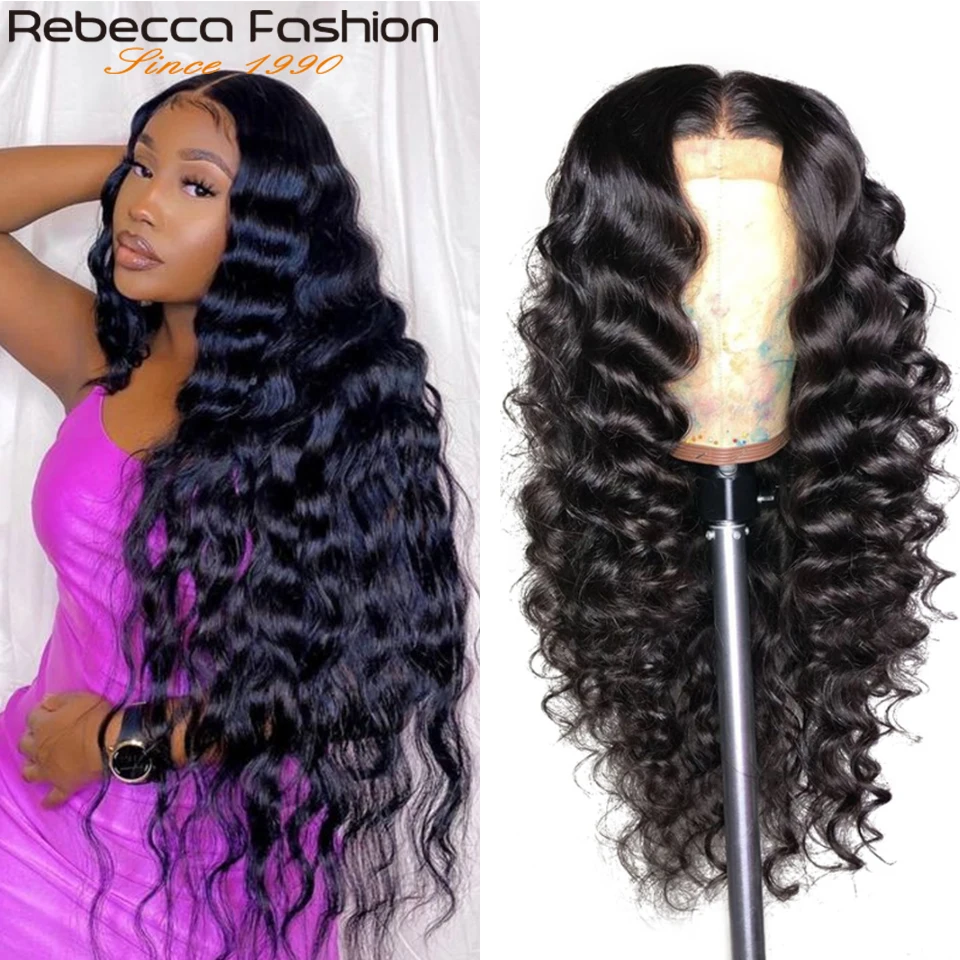 Бразильские свободные волнистые передние парики из человеческих волос на сетке для черных женщин