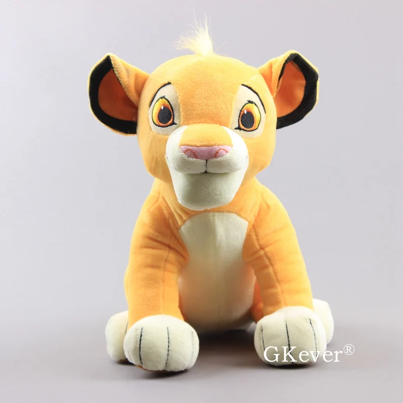 Simba Mufasa Nala плюшевые куклы игрушки из мультиков аниме Король Лев сидящий высокий Simba Тигр Лев мягкие игрушки Детский подарок - Цвет: Simba 26cm