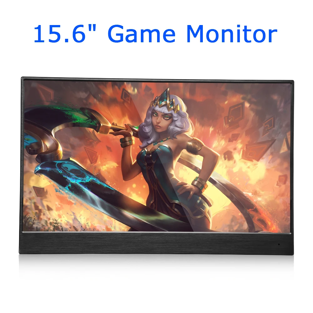 

15.6 inch 1080P 144HZ Portable IPS Gaming Monitor HDMI Type-C cable Built-in Speaker Display Game Monitor Remote control display