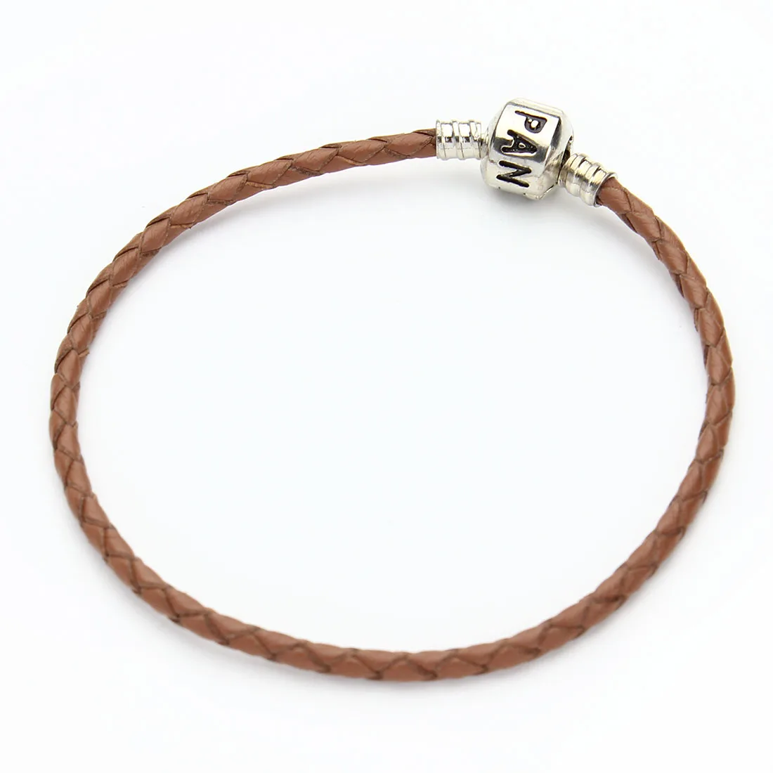 CKysee 19cm Fashion Leather Rope Charm Laser Lettering Bracelet For Women DIY Jewelry Making