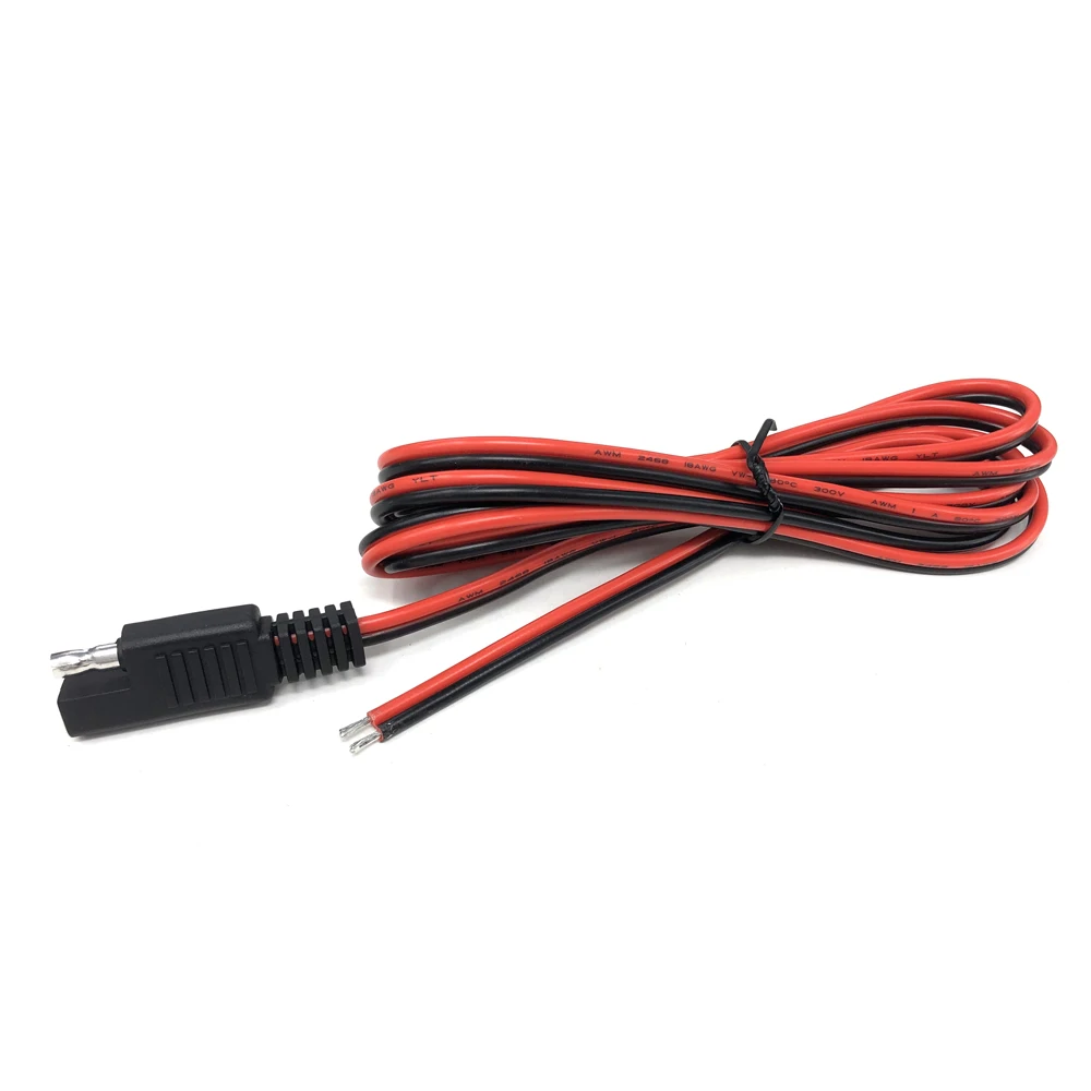 Вилка SAE 200 см автомобильный Удлинительный кабель 18AWG быстрый разъединитель для