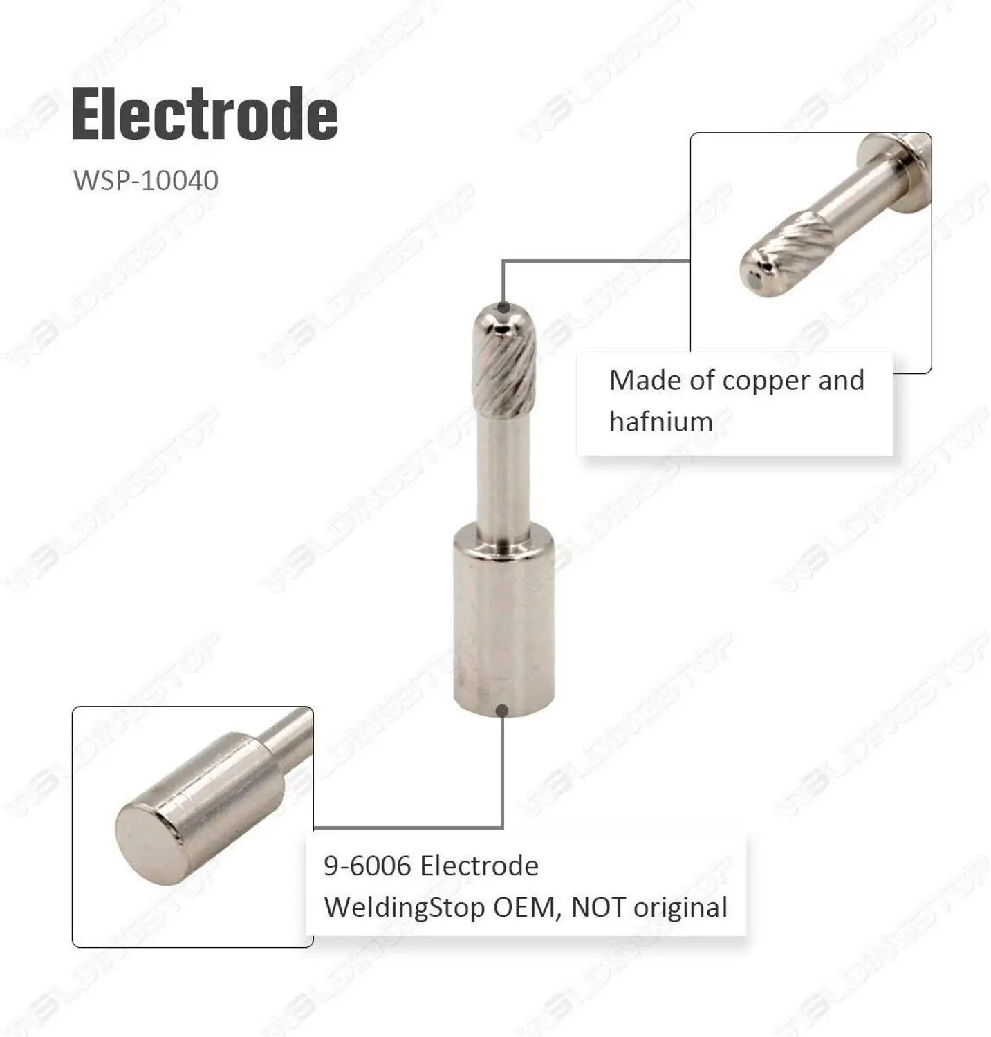 PKG10 Plasma torch electrode 9-6506 Thermal Dynamics PCH25/38 PCH/M-28/35/40 PKG10 Plasma torch electrode 9-6506 Thermal Dynamics PCH25/38 PCH/M-28/35/40