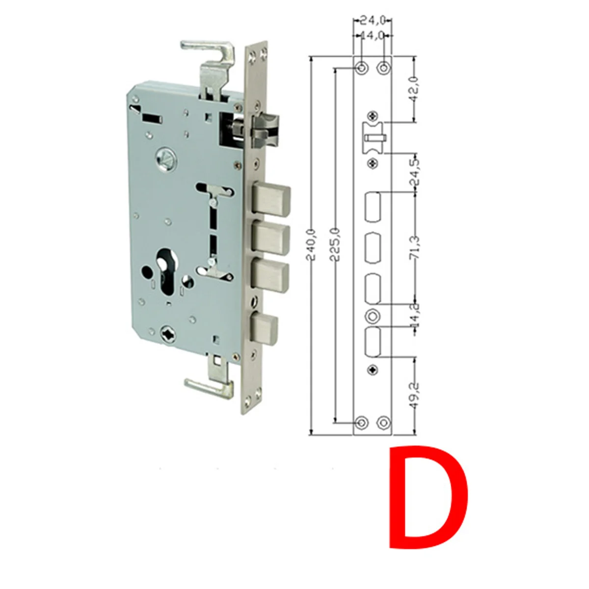 D Lock body Умный Цифровой Дверной кодовый замок умный электронный замок отпечатков пальцев/цифровой код/смарт-карта/ключ домашний Умный Замок - Цвет: D Lock body