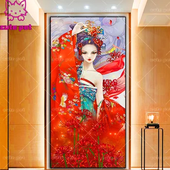 

Diy Needlework puzzle Fantasy woman Manjusawa 5d Diamond Painting Cross Stitch 2020 Diamond Embroidery Rhinestone mosaic large
