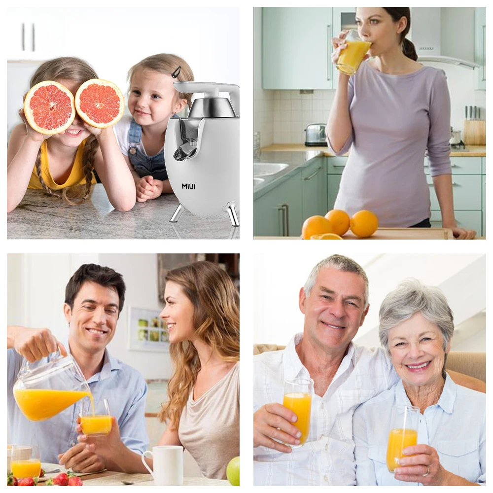 MIUI Citrus Juicer 850W Stainless Steel Orange Lemon Electric Set Juicer Hard-core Press juicer Aluminum Die-casting Handle fruit juicer juice maker blender juice blender