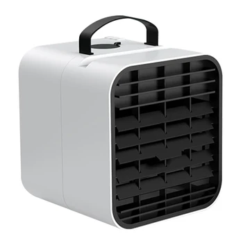 

New Small Air Conditioner Fan Summer Multifunctional Water-cooled Small Desktop Cooling Fan With Charging Cable Drop Shipping