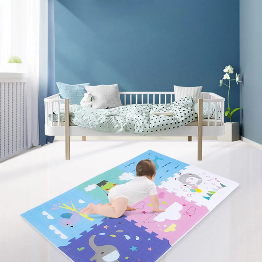 

NEW 6Pcs Stitching Baby Mat EPE Foam Kid Play Mat Floor Mats Foam Waterproof Living Room Carpets Tasteless Climbing Mat Game Pad