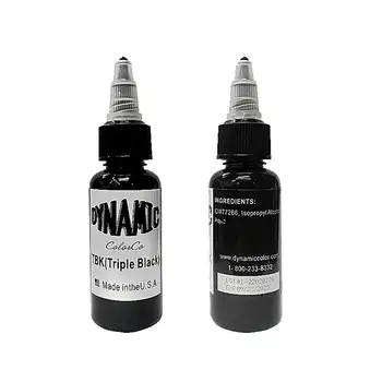 

Nuevo pigmento de maquillaje permanente negro de tinta de tatuaje micropigmento de pintura corporal de 30ml de tinta