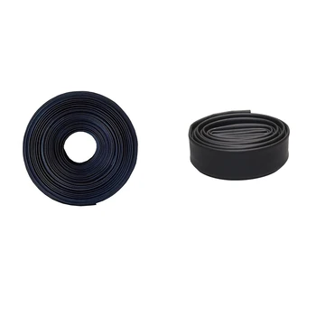

2 Pcs Black Heat Shrink Tube Electrical Sleeving Car Cable/Wire Heatshrink Tubing Wrap - 2.5MM,2M & 3MM,2M