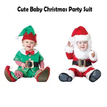 TELOTUNY Infant Girls boys Christmas Santa Cosplay suits Party Tops Pants Hat Belt Pajamas Sets Outfits Costume clothes ZO21