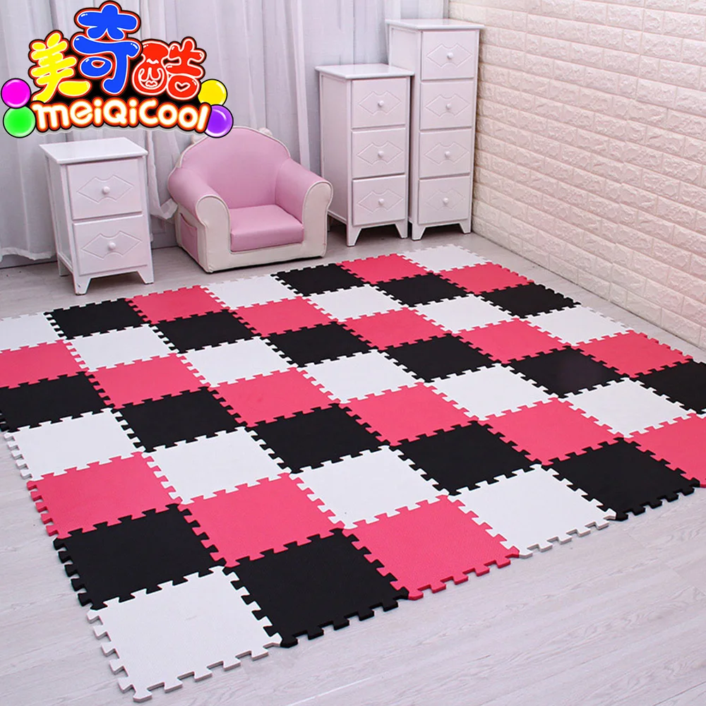 9/30pcs/lot baby EVA Foam Interlocking Exercise Gym Floor play mats rug Protective Tile Flooring carpet tiles 30X30cm thick 1cm