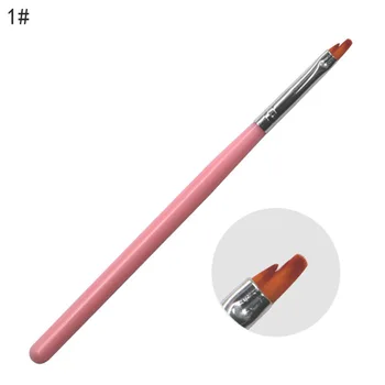 

8pcs Nail Pen Brushes Cute Handle Manicure Brush Nail Painting Tools DIY Nail Art Tool for Home Shop
