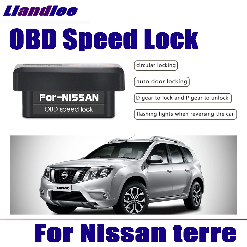 

Liandlee Car Auto Plug And Play OBD Speed Lock For Nissan terra 2016~2019 safety door lock and unlock module