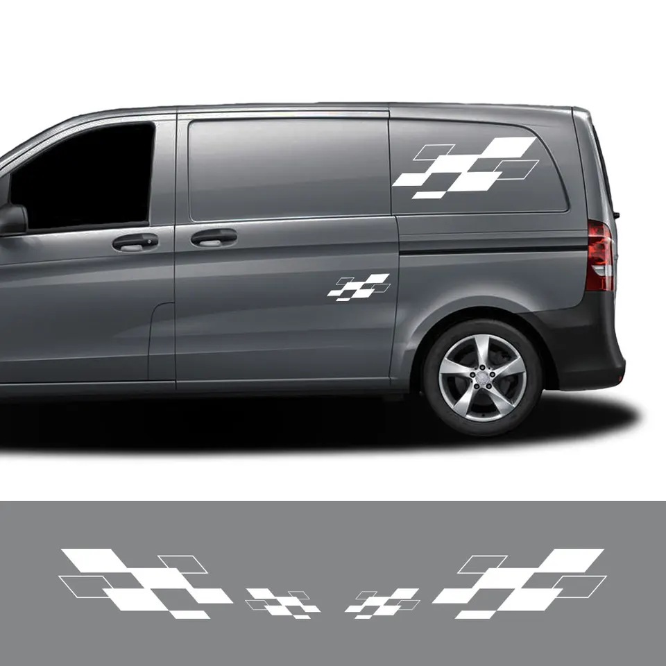 Van Camper Body Side Stickers, Voor Peugeot Boxer, Voor