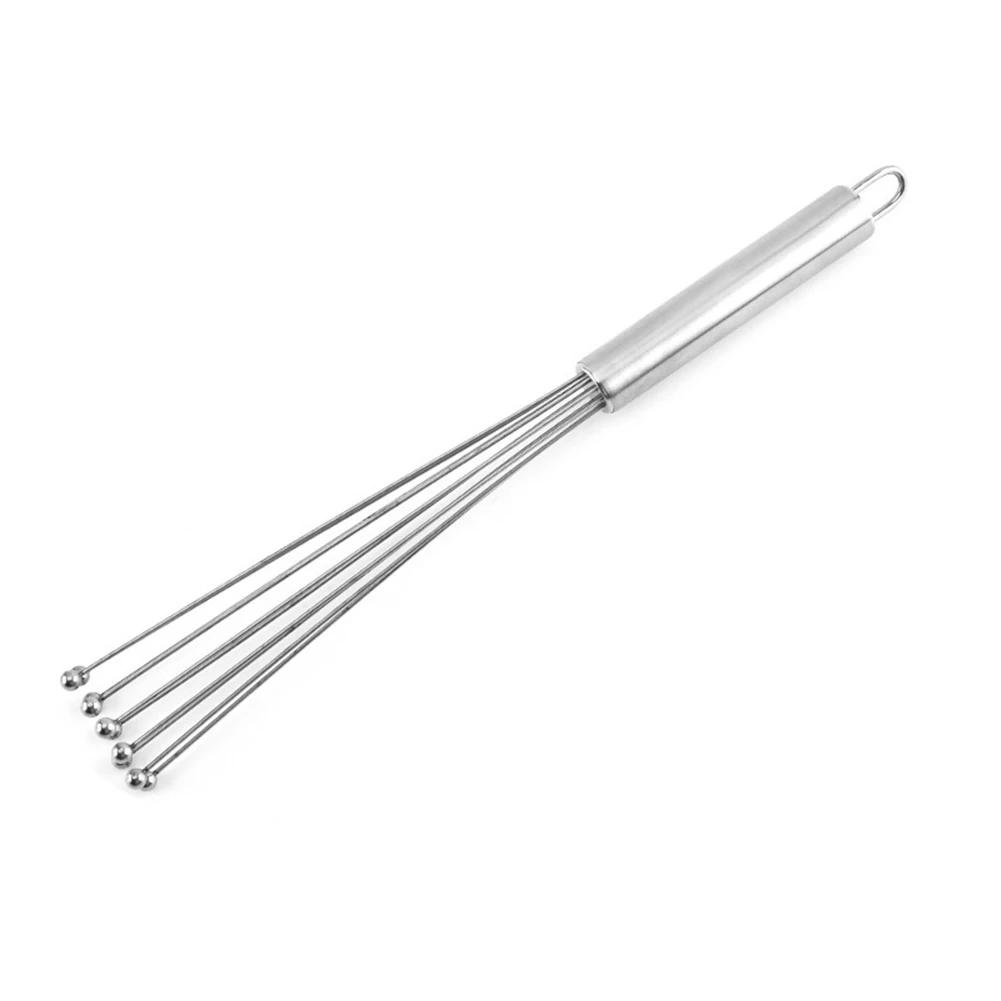 Kitchen Whisks 12inch Stainless Steel Ball Whisk Wire Egg for Cooking Blending Whisking Beating Mixer Baking Tool | Дом и сад