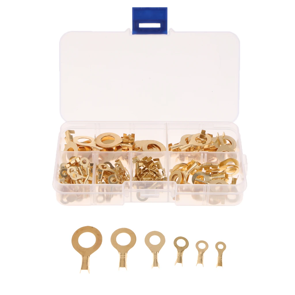 150 Pieces Insulated Electrical Wire Terminal Crimp Connectors Spade Set