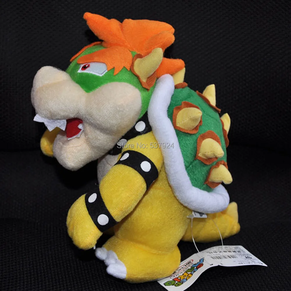 Новинка, 5 шт., платье Mario Blue Bowser, сухое платье Bowser King Bowser koopa Bowser, 10-14 дюймов, 25-36 см, плюшевая кукла
