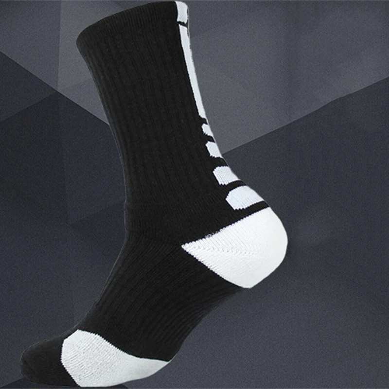 EU SIZE 31-38 1 пара, мужские детские Компрессионные спортивные носки, баскетбольные Носки, хлопковые махровые зимние уличные носки для кемпинга, пеших прогулок, велоспорта - Цвет: EU SIZE 31-38